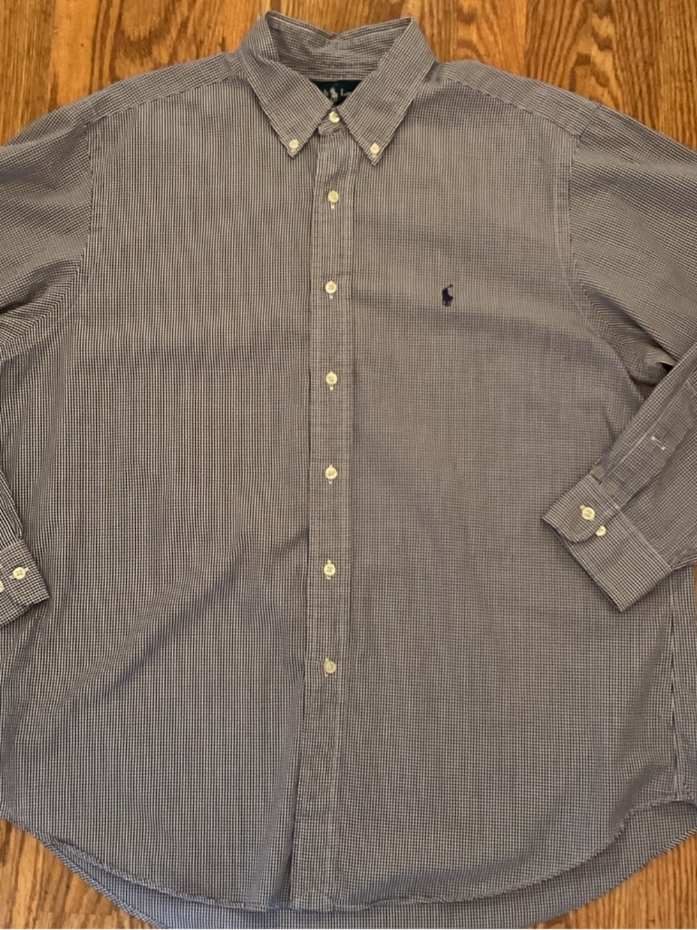 Ralph Lauren Classic Fit Micro Check Button-Down Shirt - Picture 5 of 13